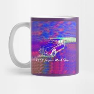 Vintage Car 1959 Mark Two Jaguar Mug